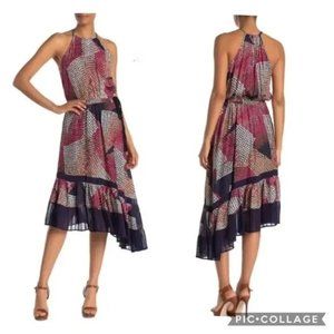 RAMY BROOK Calliope Asymmetric Halter Dress